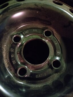 5x disk ET49 5-JX13, to pneumatiky 175/70 R 13 T a rezerva - 2