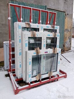 Plastové okna 132x120 NOVÉ - 2