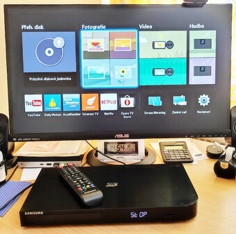 Blu-ray a DVD přehrávač SAMSUNG BD-H5900 - velmi dobrý stav - 2