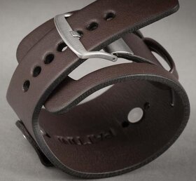Kožený široký řemínek č.15 k hodinkám - 2
