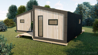 Prodej nízkoenergetické dřevostavby 3+kk, 62m2 - 2