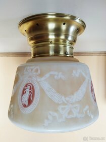 SECESNÍ LUSTR STROPNICE - 2