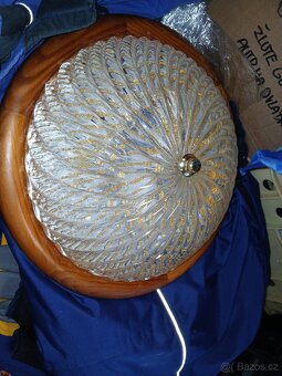 RETRO lustr skleněnný na chatu či chalupu - 2