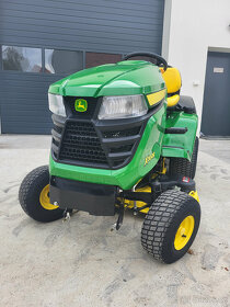 Prodám zahradní traktor John Deere X300R + sněžný pluh - 2