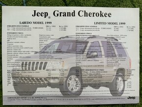Chrysler, Jeep, Geo katalog, prospekt - 2