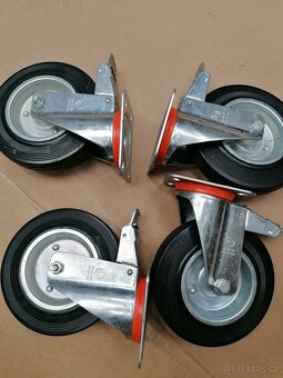 Pojezdová kolečka otočné s brzdou 150mm - 2