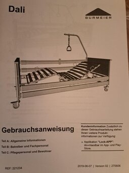 Elektrická polohovací postel - 2