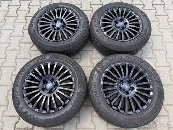 4x al kola 5x120 17 + pneu letní 215/60 R17C - 2