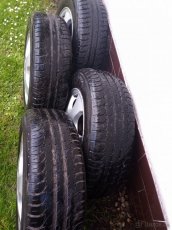 4 litá kola+pneumatiky 6Jx14 ET 43, 185/70 R 88 T - 2
