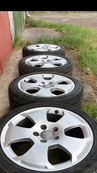 Audi 17" Originál 5x112 r17 +4x zánovní letní pneu - 2