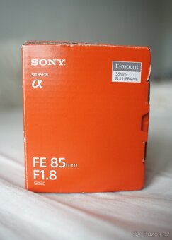 SONY FE 85MM F/1.8 - 2