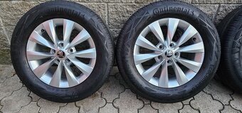 Originál alu Škoda Karoq 5x112 215/60 R16 - letní pneu - 2