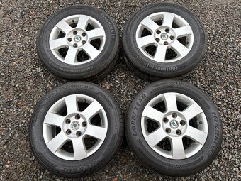 Alu orig letní sada Škoda 5x112 6J ET47 195/65 R15 - 2