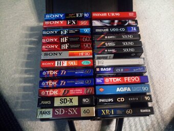 VHS MC magnetofonové kazety nové zabalené sbírkové čisté - 2