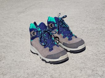 Dětské turistické vysoké nepromokavé boty QUECHUA MH 500 - E - 2