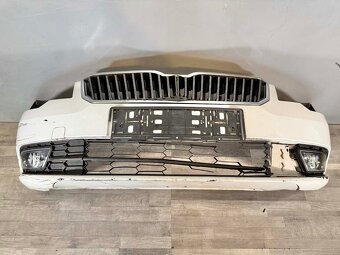 ŠKODA SUPERB 2 FACELIFT - nárazník + maska KO 3T0807221K - 2