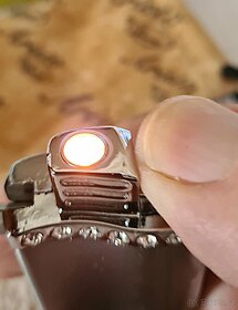 Luxusní zapalovač Aristo Diamond turbo plamen a svítící diod - 2