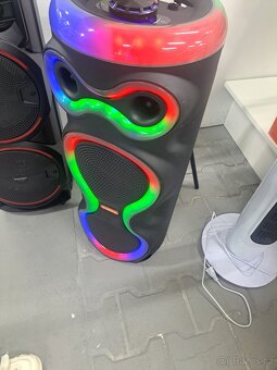 Bluetooth karaoke reproduktor s osvětlením 1000W - 2