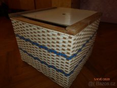 BUŽÍRKOVÝ KOŠ, RETRO lyže, RÁDIO , RETRO skříň - 2