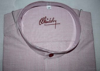 Pánská košile, zn. Alain Delon, vel. 43 - NOVÁ - 2