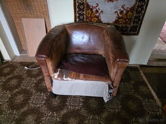 kožená sedačka - 2