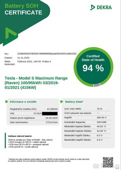Tesla Model S Ludicrous+ 2021 model FSD SLEVA Záruka - 2