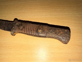 NĚMECKÝ BODÁK - BAJONET - MAUSER K98. - 2