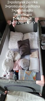 Dětská cestovni postýlka KOMPLET vybava - 2