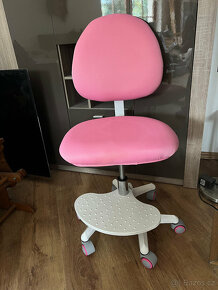 Kolečková židle růžová - TOP - 2