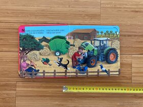 Dětská kniha - Stroje - skládačky 4x puzzle - 2