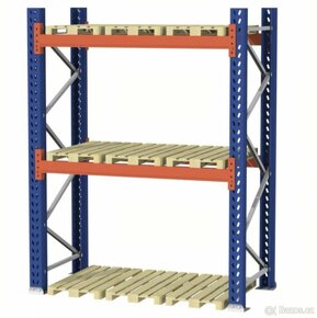 Paletové regály 3m s nosností 1000KG / paleta - 2