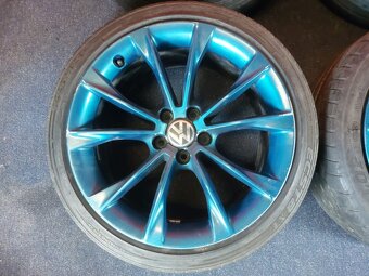 ALU disky VW,Audi 5x112 R18 s letními pneu 2 - 2