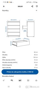 Komoda MALM IKEA - 2