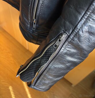 Kožená moto bunda Hooligan Black Velvet - 2