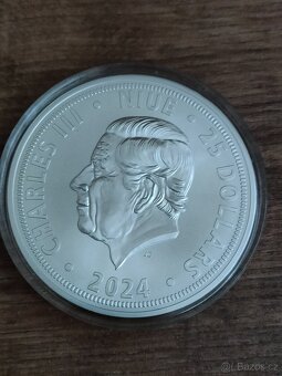 Český lev 2024 - 10 uncí stribra - 2