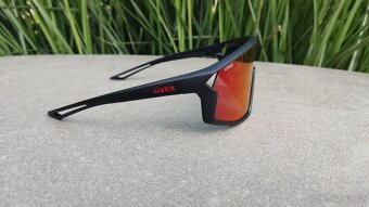 Cyklistické brýle Uvex Skyryse JR. Black Matt/Mirror red - 2