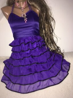 spolecenske# volany #korzetovesaty# plesove# fialove - 2
