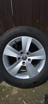 alu kola škoda superb III zimní 6,5Jx16 H2 215/60r16 - 2