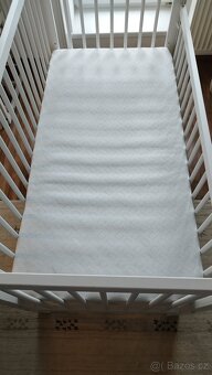 Dětská postýlka Scarlett Perta  bílá 120x60 - 2