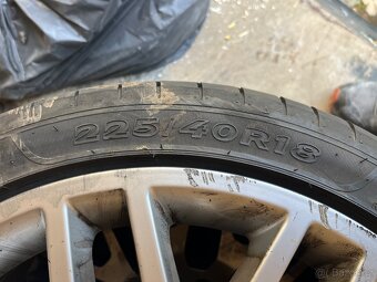 Kola 5x110 r18 , otvor 55,1 opel, pneu 225/40 r18 - 2