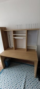Psací stůl velký s policemi - 2