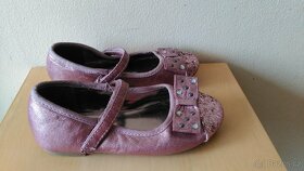 třpytivé růžové baleríny Next - vel. 28 - 2