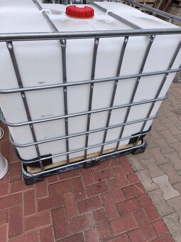 Ibc kontejner,barel,bečka,sud, baňok 1000 l - 2