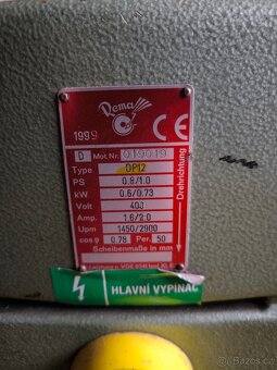 Dvoukotoučová bruska dvourychlostní -Rema Dp12 - 2