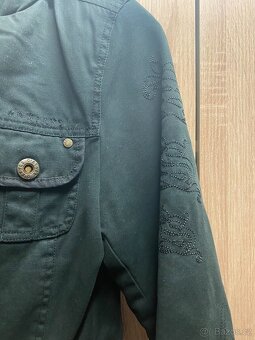 Černý kabát dívčí dámský zimní - 2