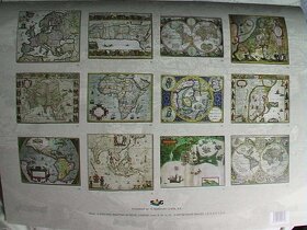 Nástěnné kalendáře staré antické mapy - pro sběratele 3ks - 2