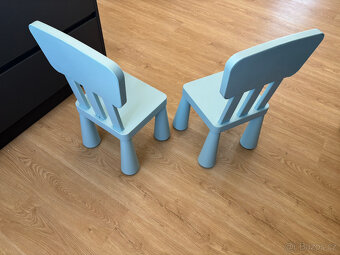 Dětská židle MAMMUT Ikea, sv.modrá - 2