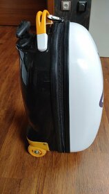 Dětský cestovní skořepinový kufr na 2 kolečkách, troley - 2