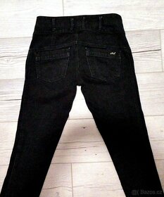 Dámské dívčí černé džíny STAFF skiny W30 - 2