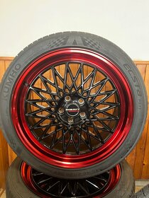 Origo. Letní Borbet wheels R20” Black rim red - 2